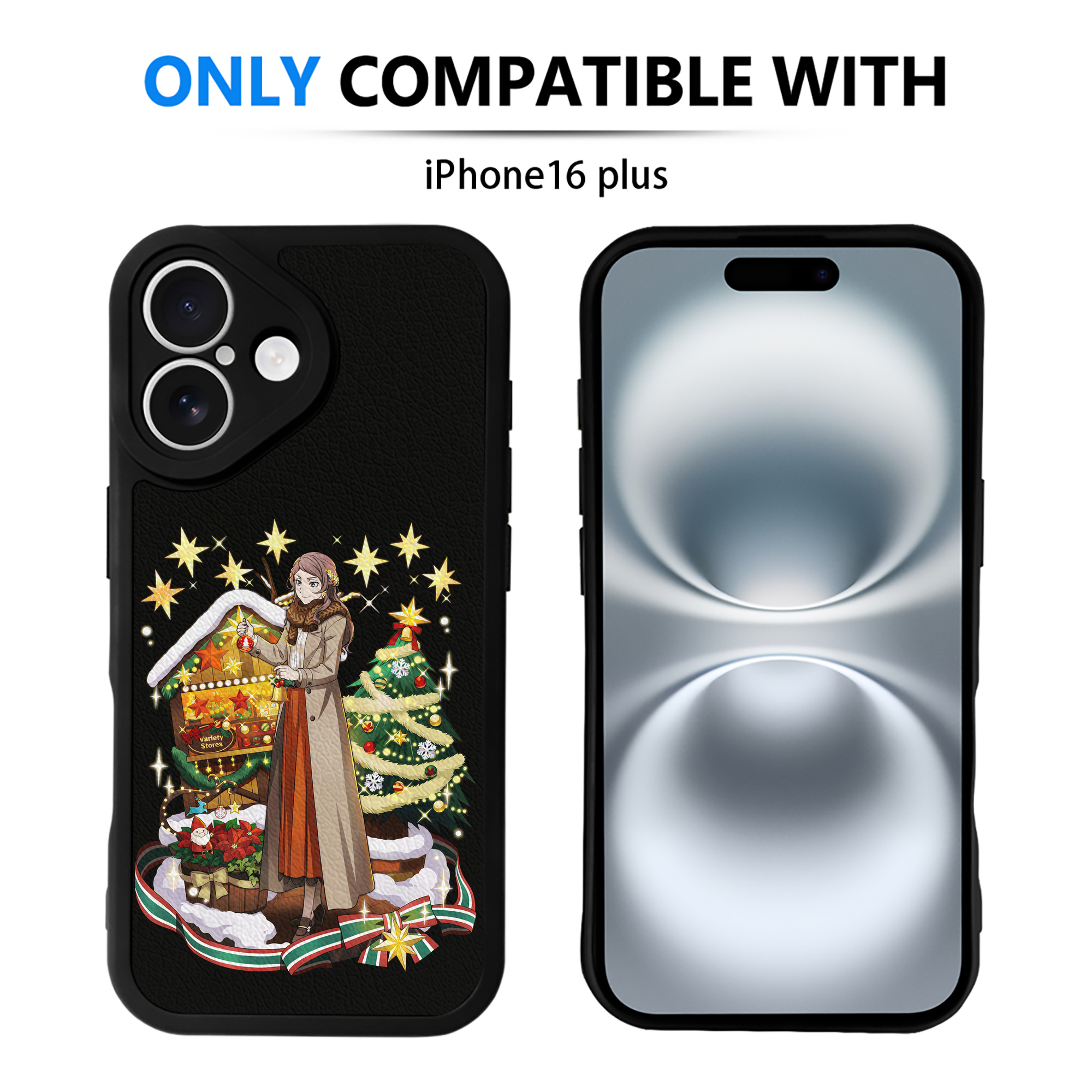 （画像用） 文豪ストレイドッグス Bungo Stray Dogs 【iPhone 16シリーズ対応】シリコンスマホケース（レザー調） 材質：シリコン